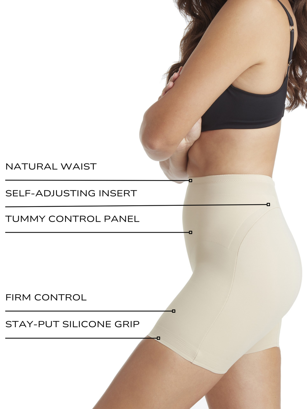 Adjusts-to-You Mid-Thigh Shaping Short