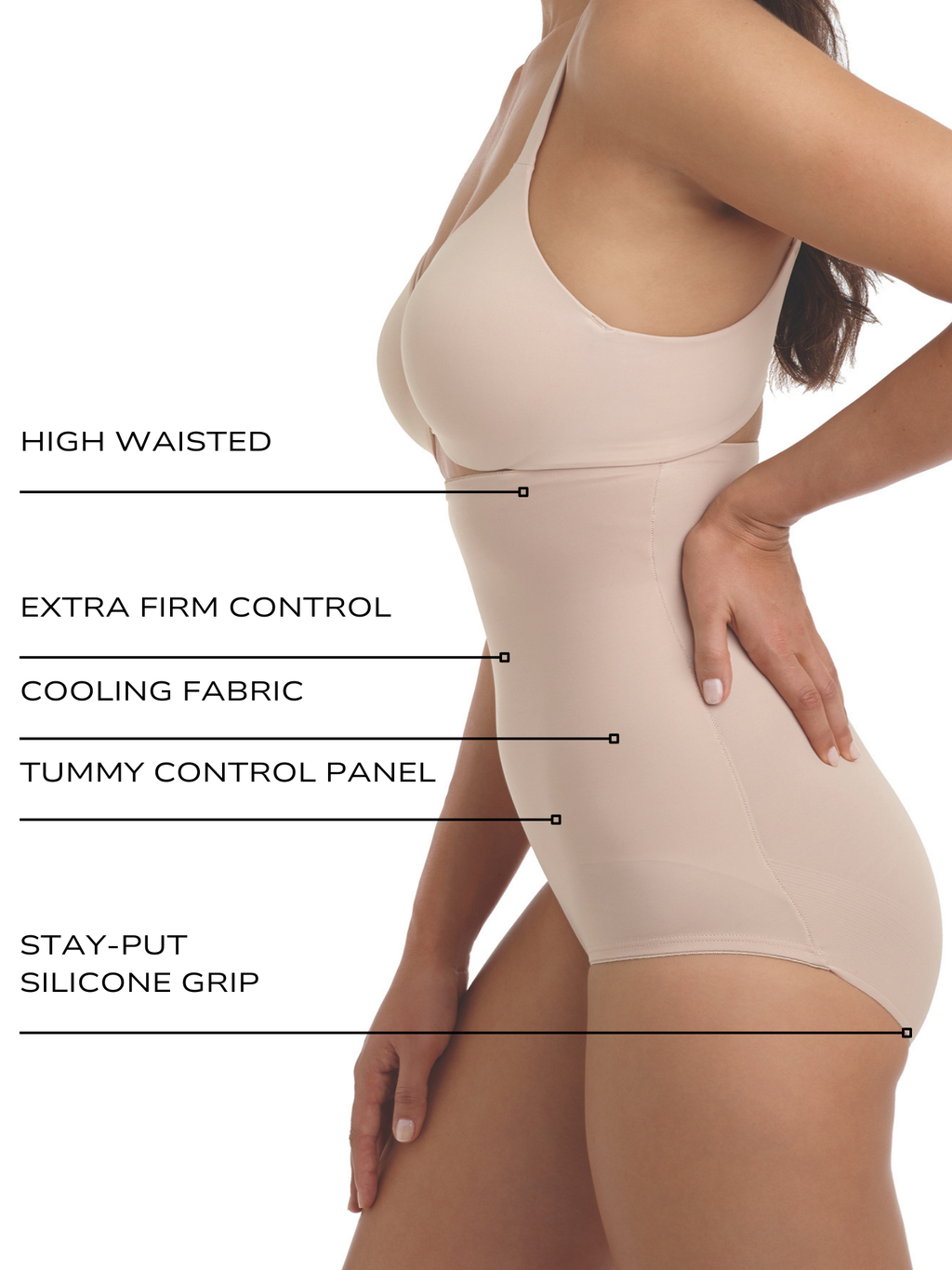 Cooling High-Waist Shaping Brief