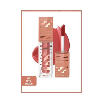 Maybelline New York Sunkisser Liquid Blush - Natural Flush, Long-Lasting Makeup for Sensitive Skin - 06 City Sizzle