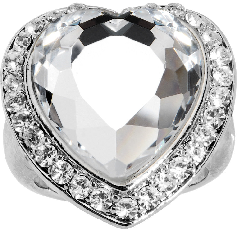 BodyCandy Size 7.5 -Crystalline Luster Heart Ring — main product shot
