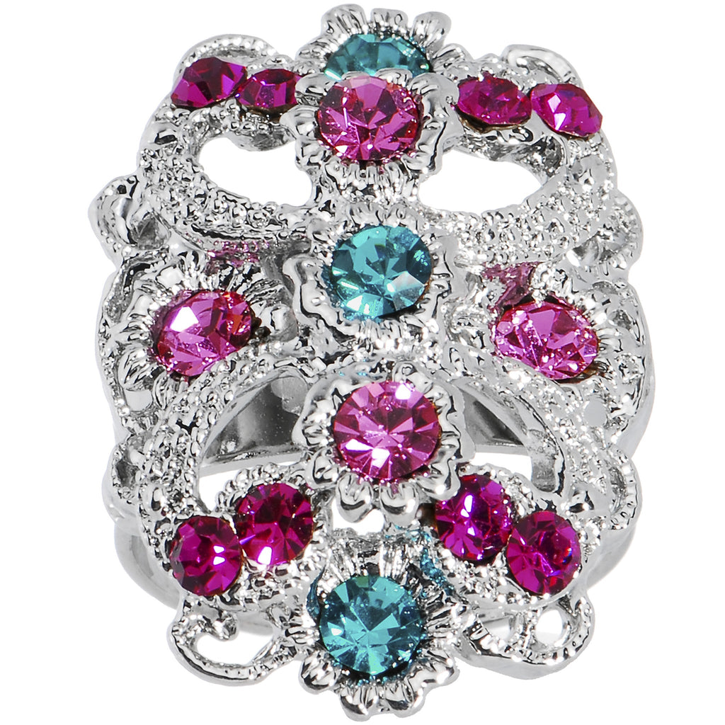 BodyCandy Glamorous Virtue Adjustable Ring — detail close-up