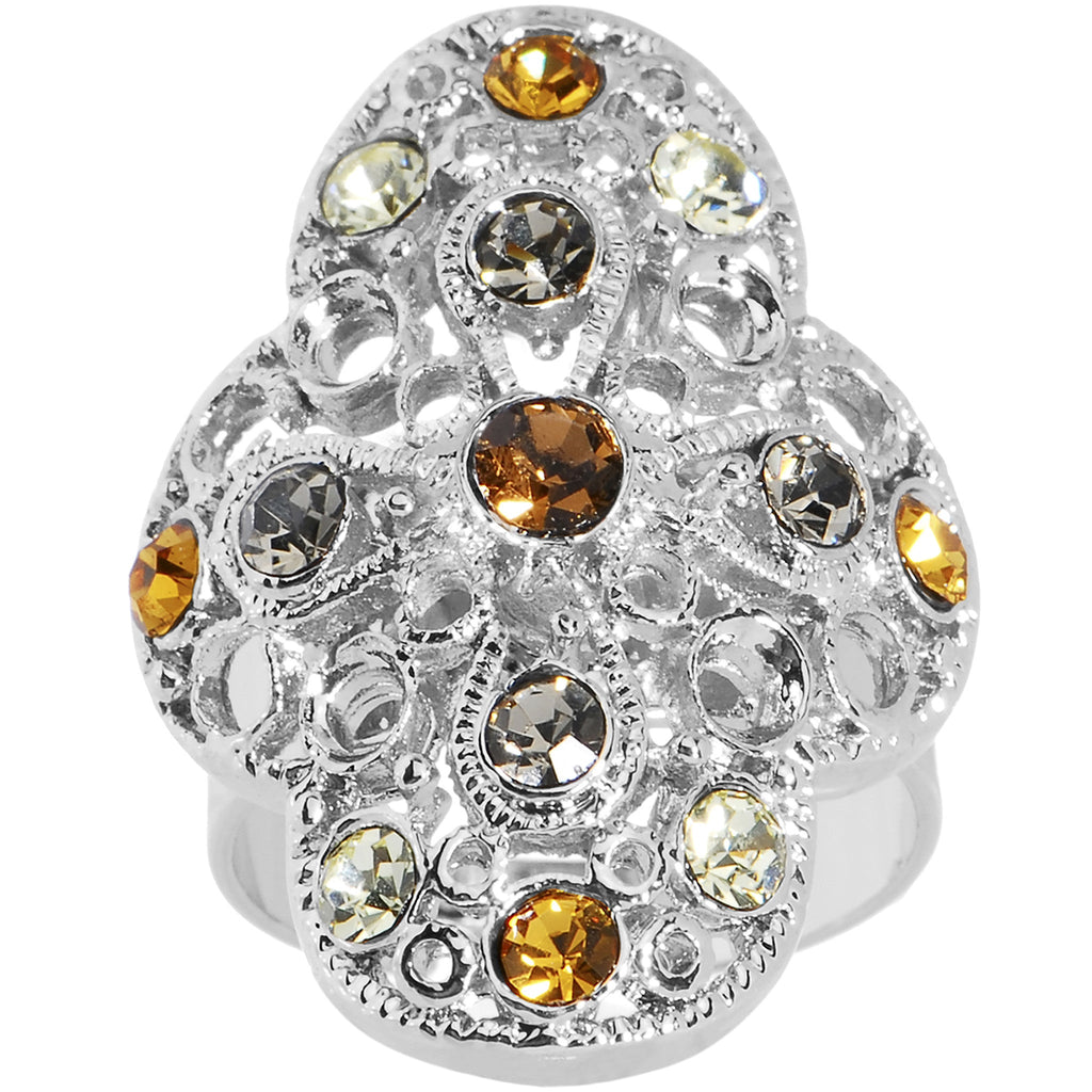 BodyCandy Twig light Glam Adjustable Ring — detail close-up