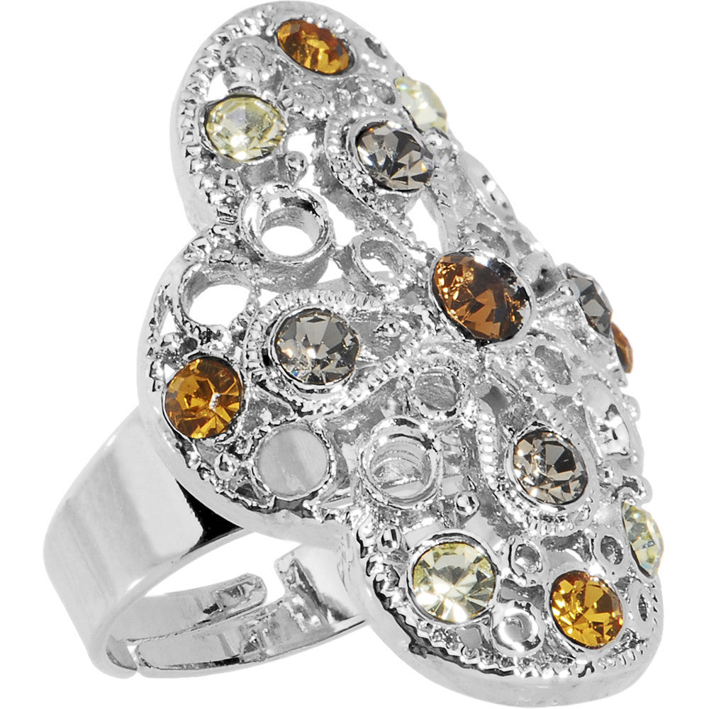 BodyCandy Twig light Glam Adjustable Ring — main product shot