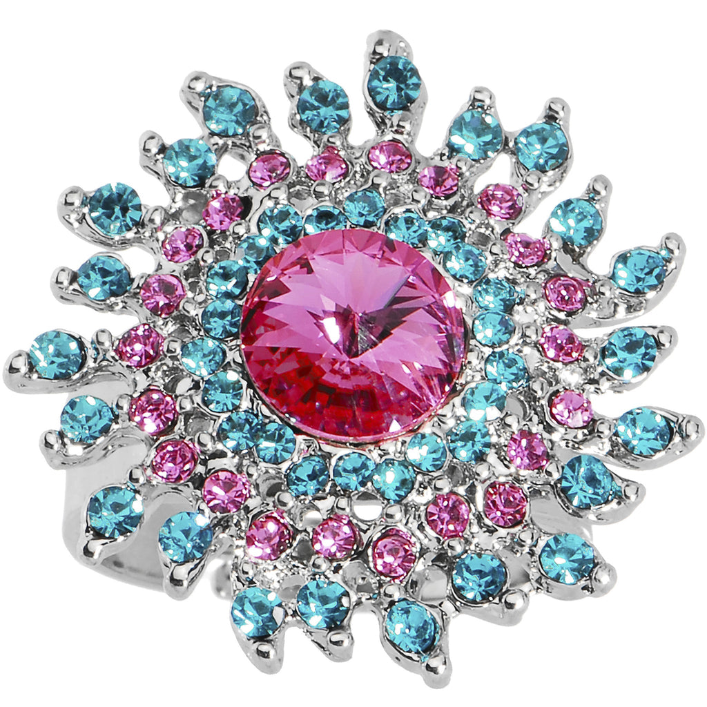 BodyCandy Celebrity Glam Adjustable Ring — detail close-up