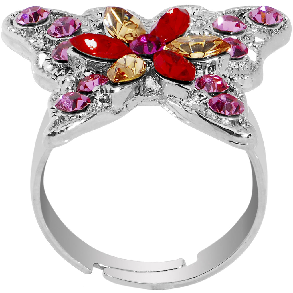 BodyCandy Butterfly Bling Adjustable Ring — lifestyle context
