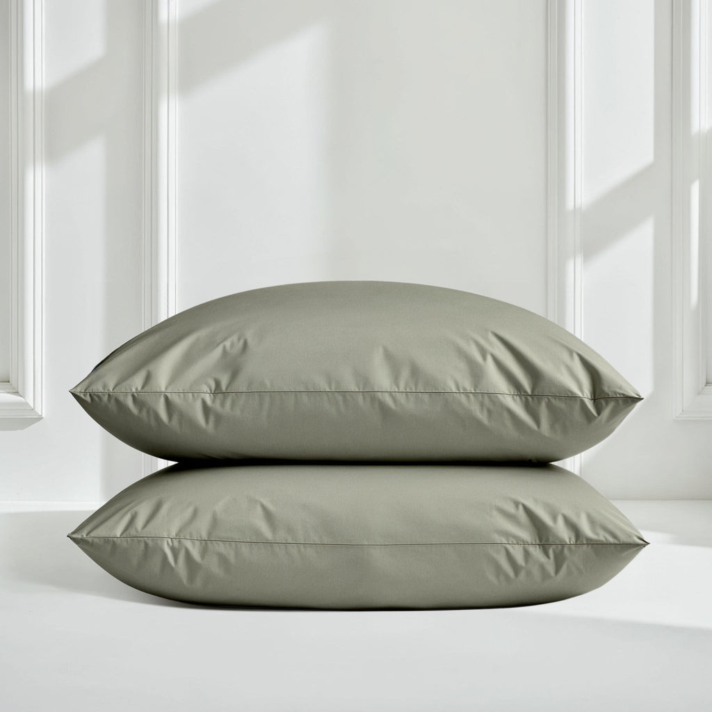 Italic Luxe Australian Sateen Pillowcase Set — fabric or material detail