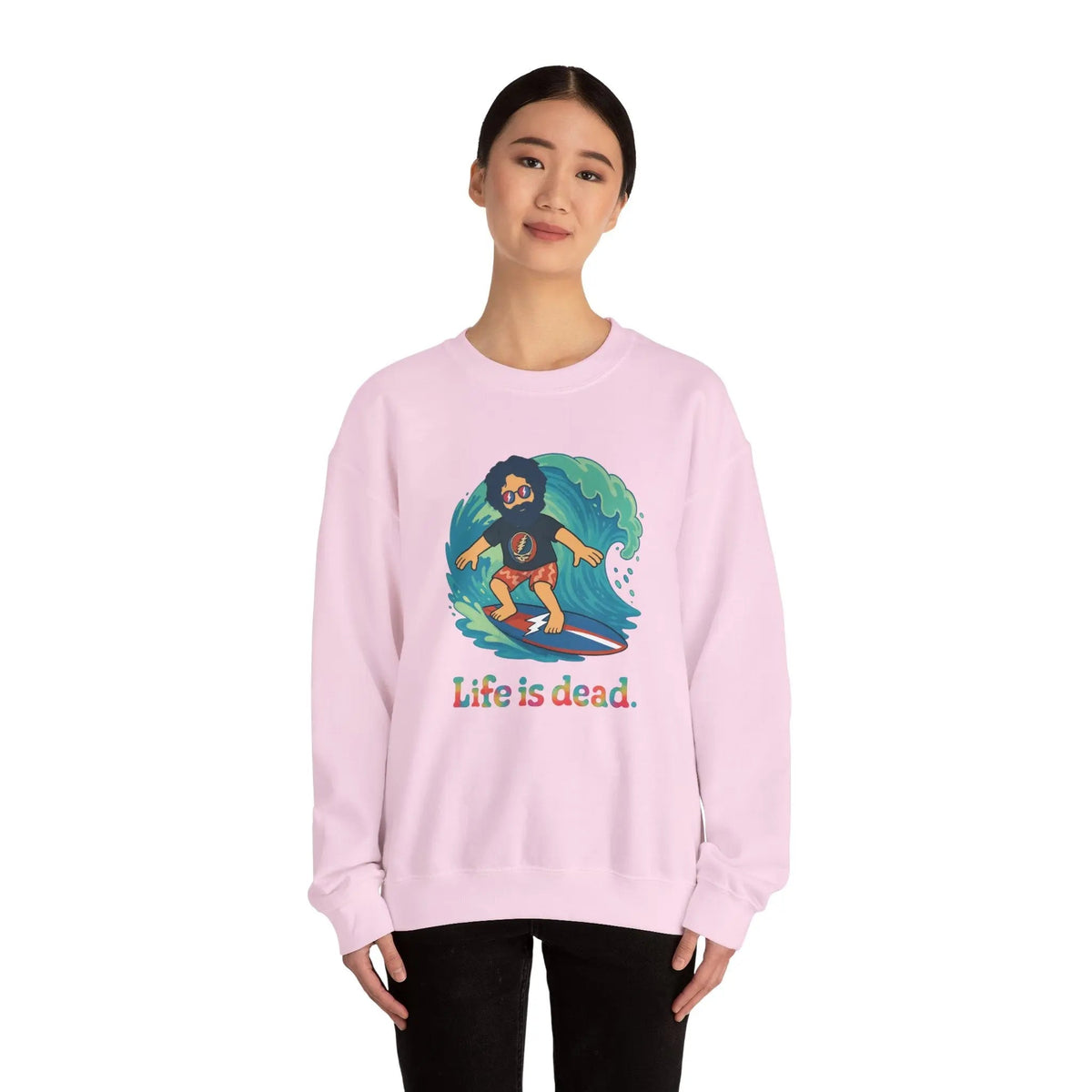 Surfing Jerry Life is Dead Crewneck
