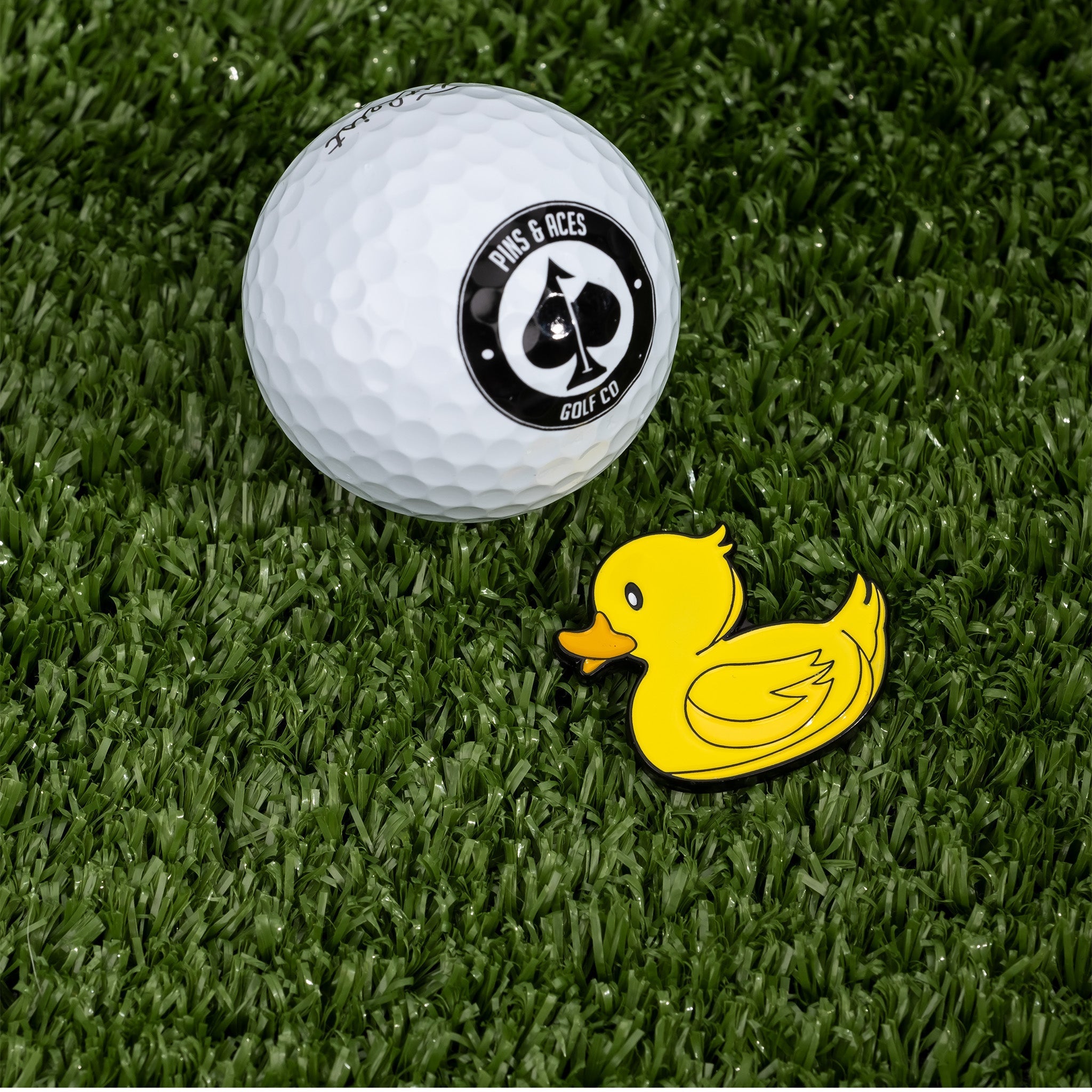 Rubber Ducky Ball Marker – Pins and Aces, view 3