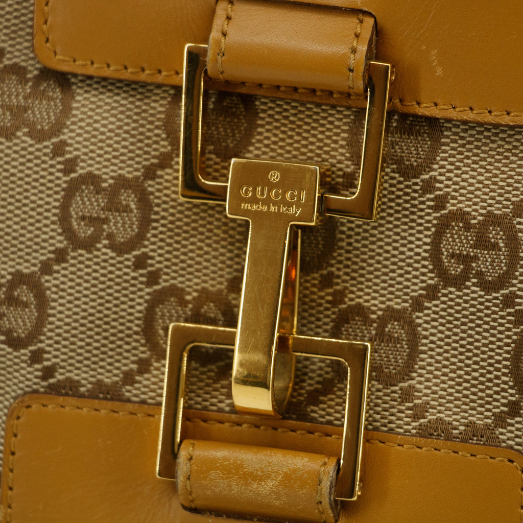 Bolt Boutique Gucci GG Canvas Beige One Shoulder Bag #3551 — lifestyle context