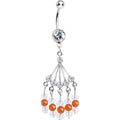 BodyCandy Clear Gem Natasha Chandelier Belly Ring — main product shot