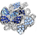 BodyCandy Beautiful Jeweled Cluster Butterfly Adjustable Ring — main product shot