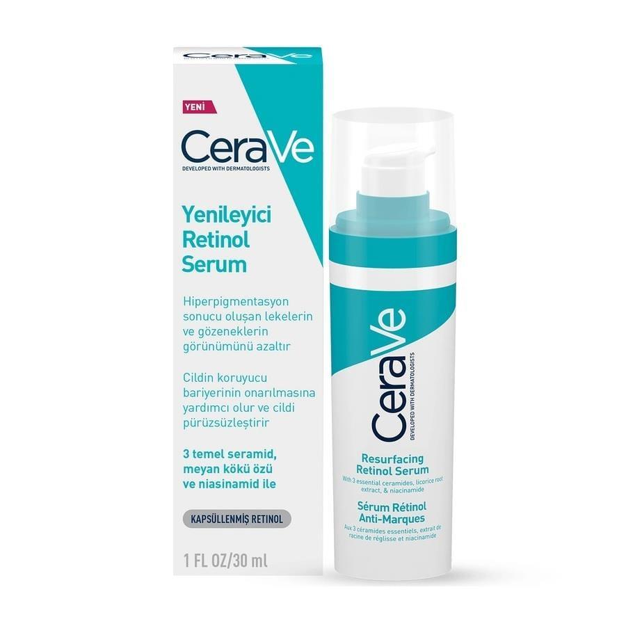 Cerave Retinol Serum for Oily and Uneven Skin - Anti-Aging, Brightening, and Hydrating Serum with Niacinamide and Ceramides