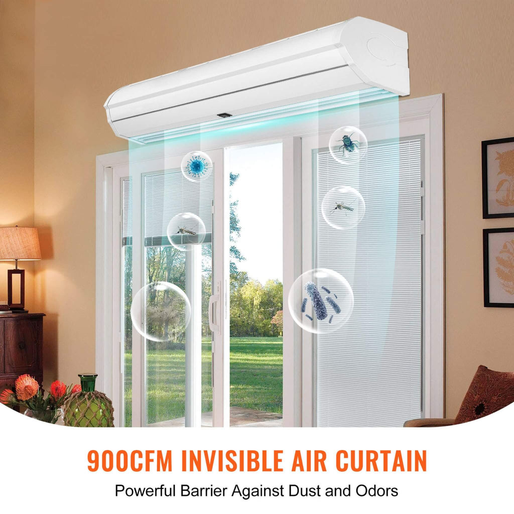 36-Inch 110V Commercial 2-Speed 900CFM Indoor Wall-Mounted Air Curtain (SAK63471) – SAKSBY WHOLESALE, view 6