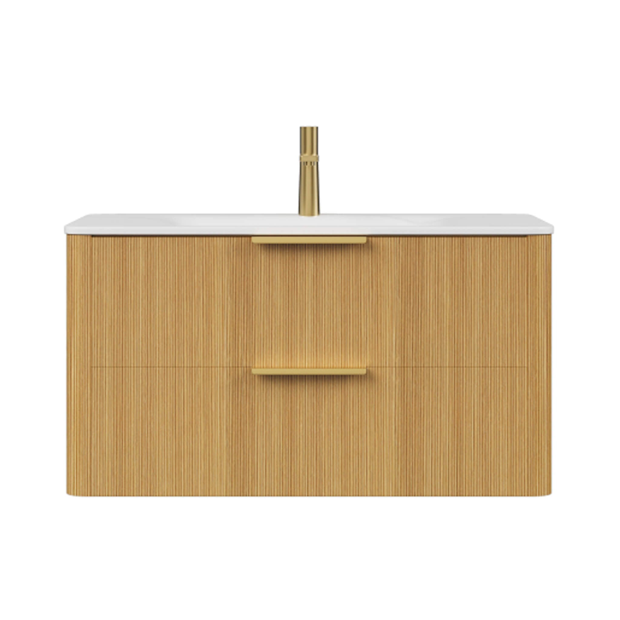 Nuvia Luxury 30/36-Inch Sintered Stone Floating Bathroom Vanity With Sink (SAK70429) – SAKSBY WHOLESALE, view 8