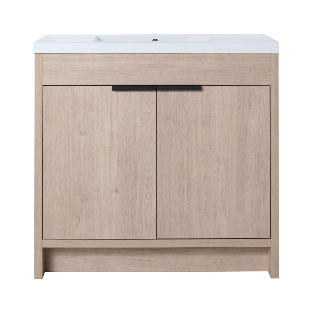 Nuvia 36-Inch Freestanding Bathroom Vanity With White Resin Sink (SAK39274) – SAKSBY WHOLESALE