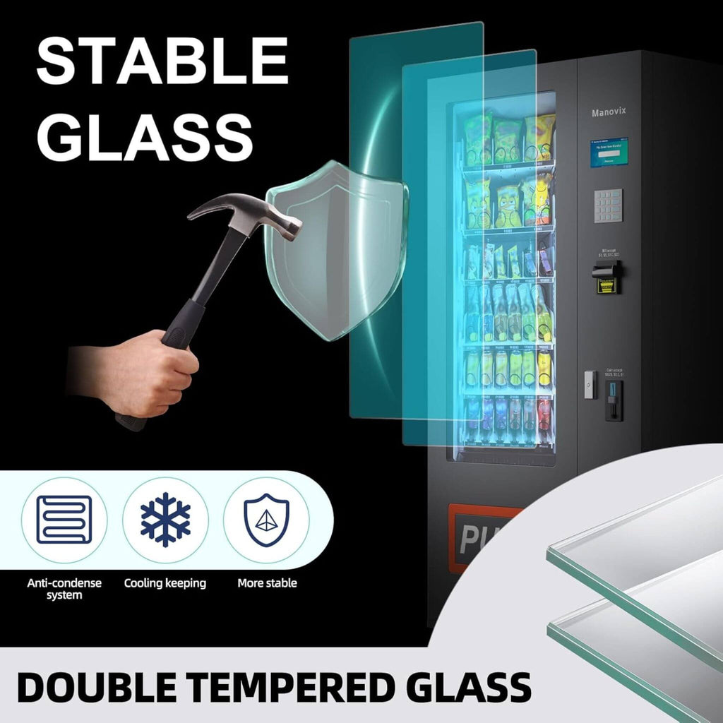 36-Slot Commercial Refrigerated Snack Drink Vending Machine With Bill And Coin Acceptor (SAK67318) – SAKSBY WHOLESALE, view 5