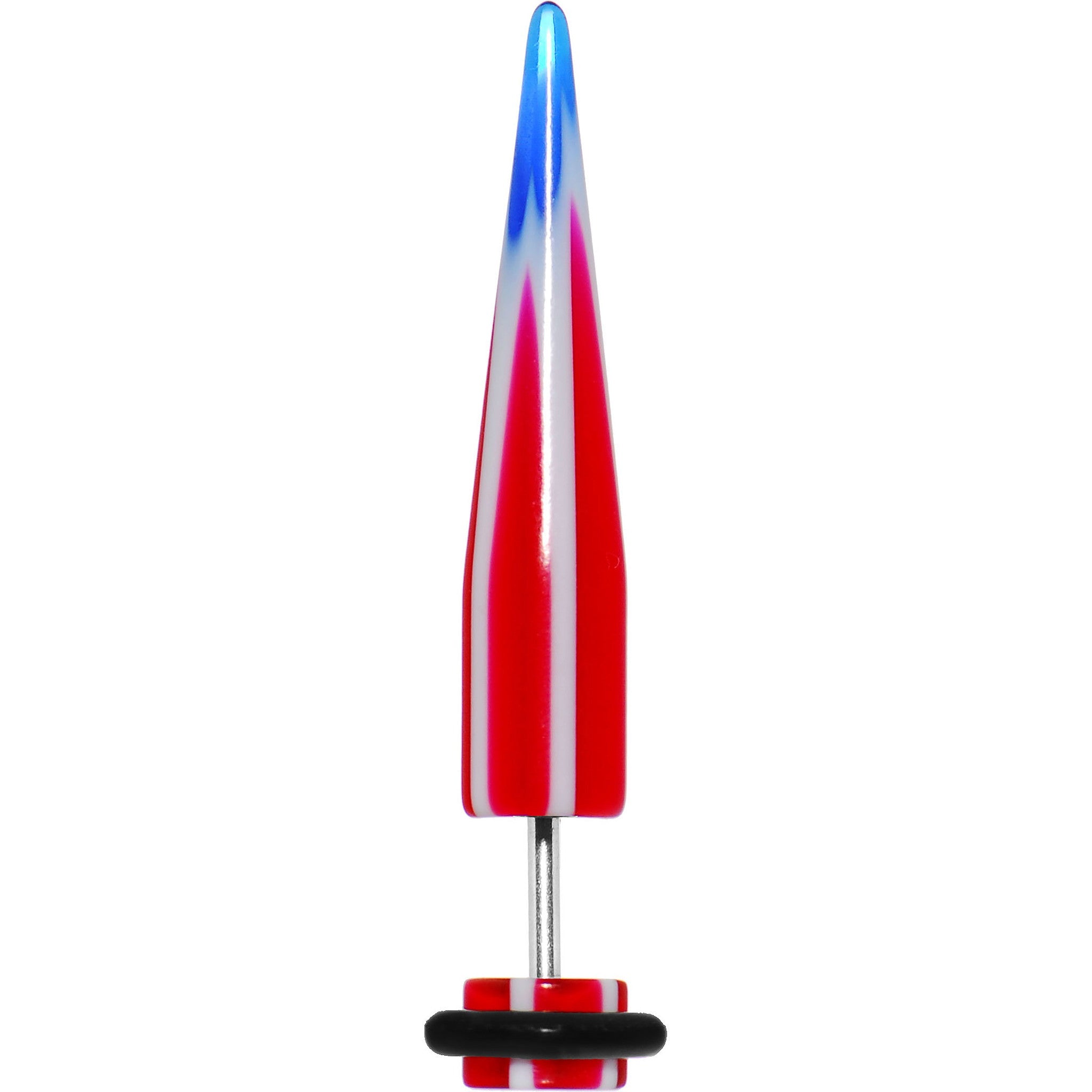 BodyCandy Patriotic Star Fake Taper Ear Plug — lifestyle context