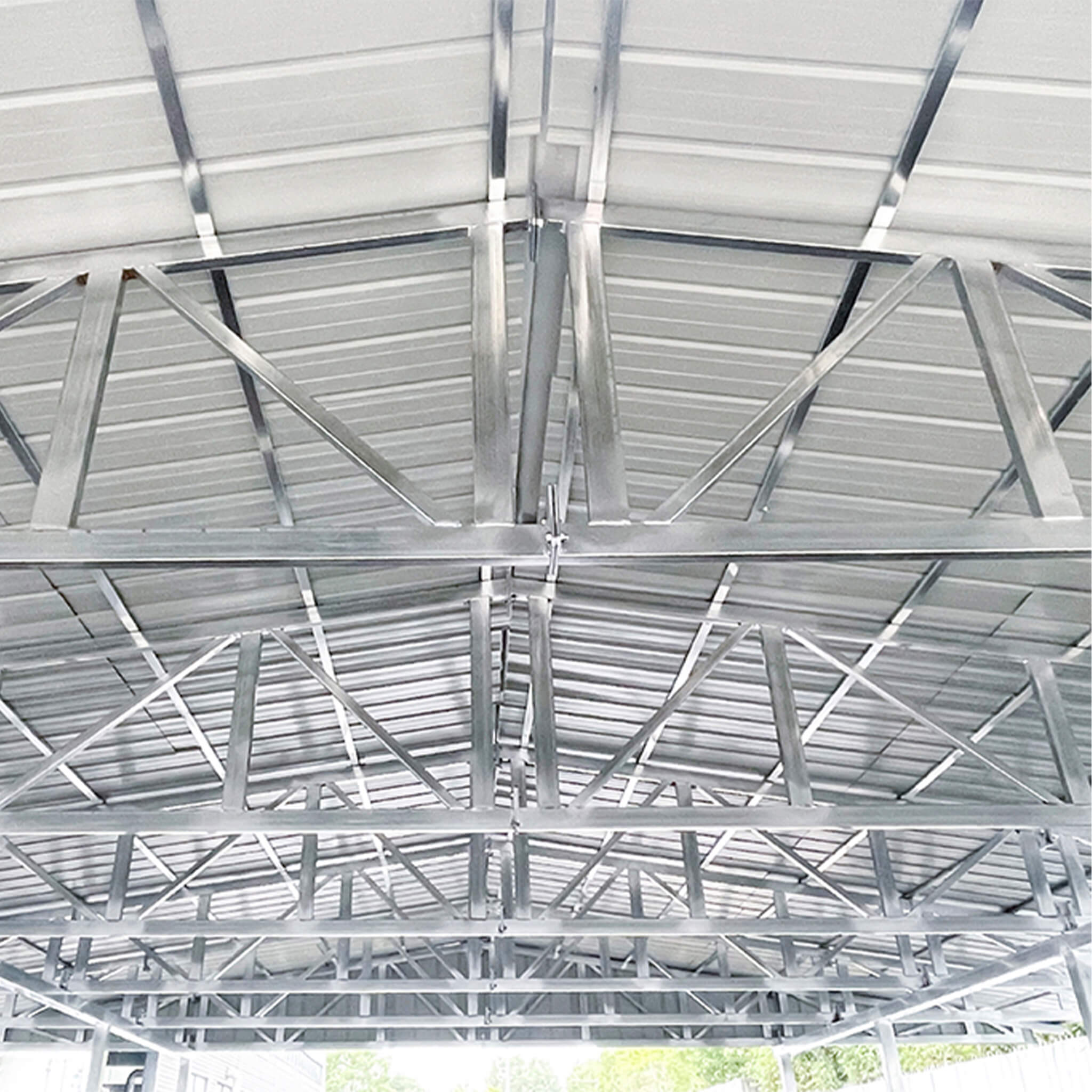 [36X40FT] Alora Heavy-Duty Weather-Resistant Galvanized Steel Container Roof Kit [No Containers] (SAK37491) – SAKSBY WHOLESAL