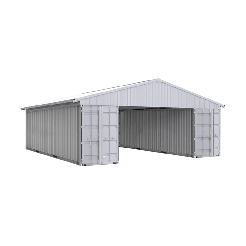 [36X40FT] Alora Heavy-Duty Weather-Resistant Galvanized Steel Container Roof Kit [No Containers] (SAK37491) – SAKSBY WHOLESAL