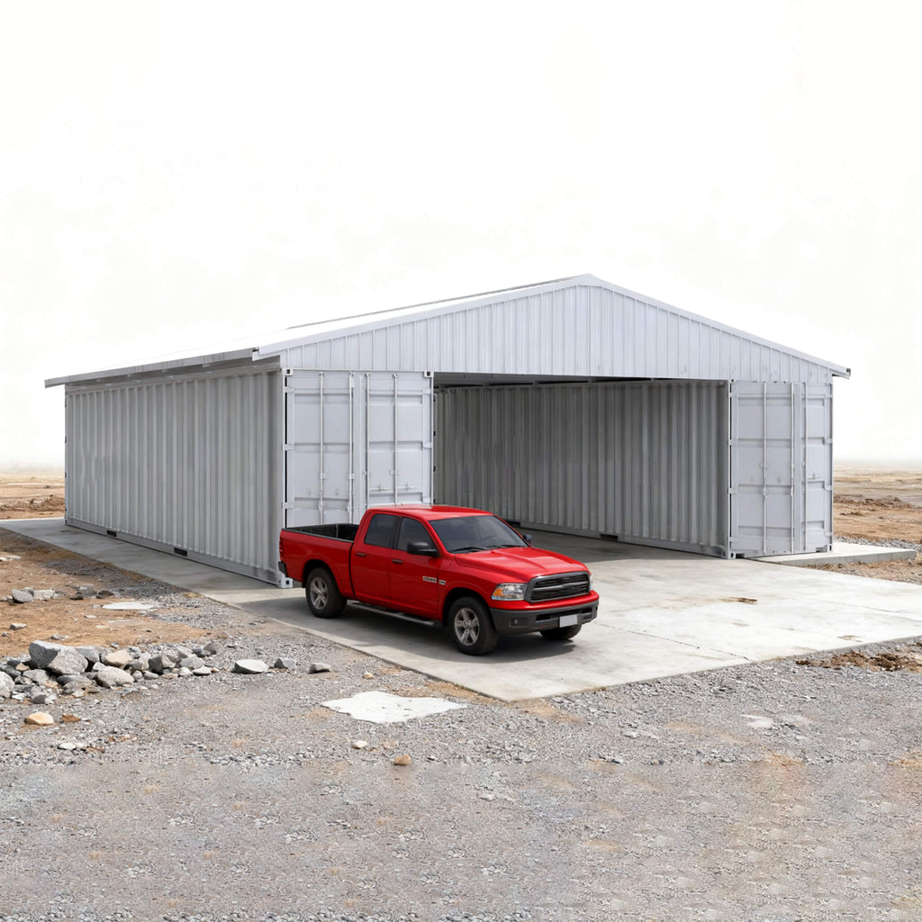 [36X40FT] Alora Heavy-Duty Weather-Resistant Galvanized Steel Container Roof Kit [No Containers] (SAK37491) – SAKSBY WHOLESAL
