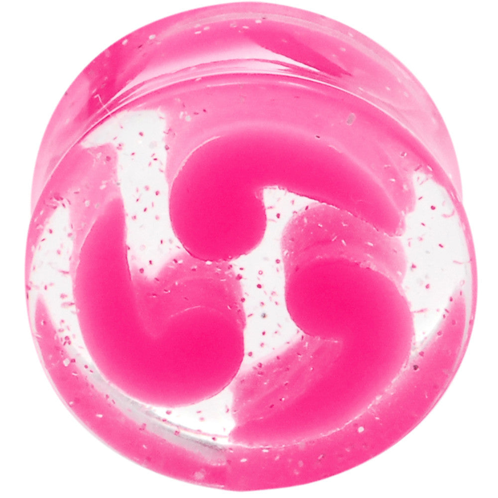 BodyCandy 5/8 Pink Quotation Symbol Saddle Plug — main product shot