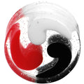 BodyCandy 20mm Black Red White Quotation Symbol Saddle Plug — main product shot