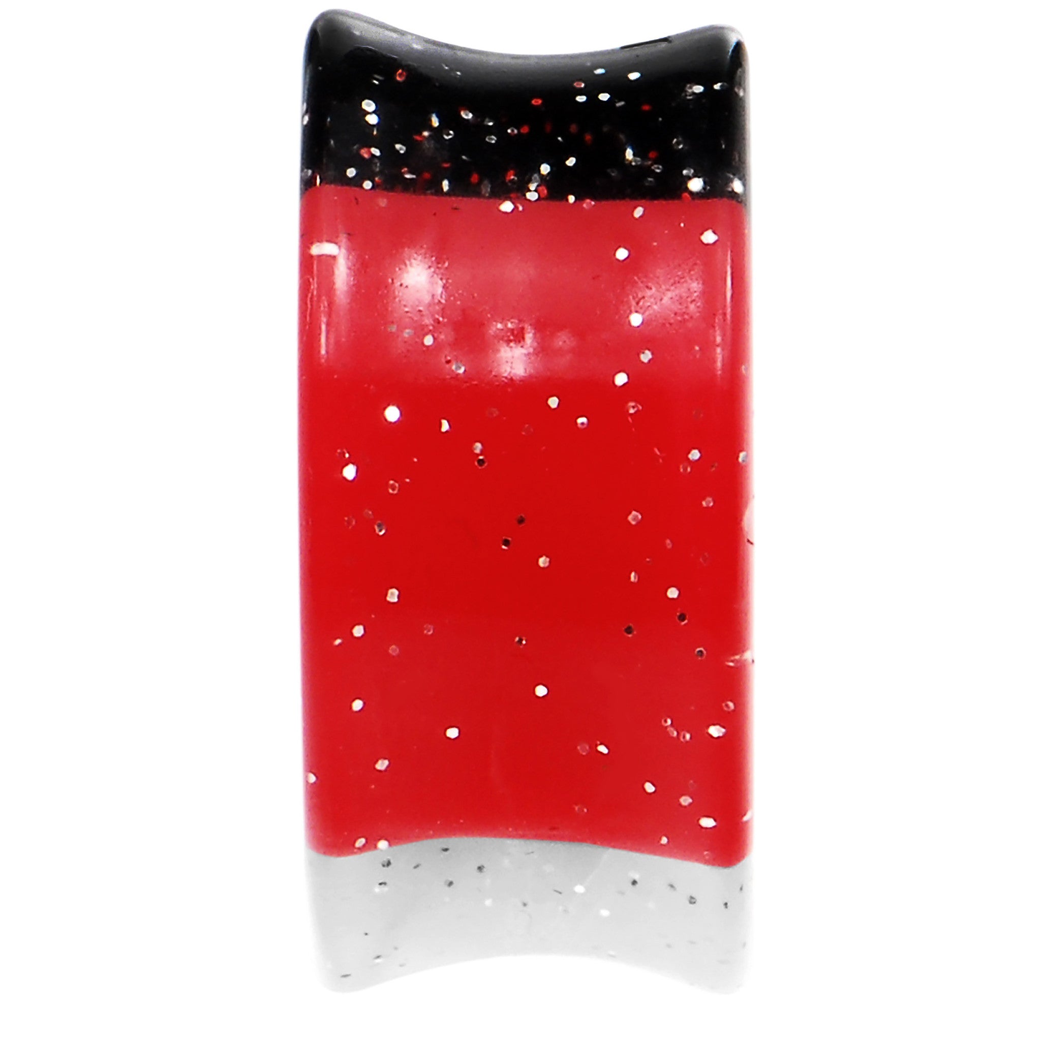 BodyCandy 20mm Black Red White Quotation Symbol Saddle Plug — lifestyle context