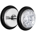 BodyCandy Clear Super Glitter Luxe Cheater Plug — main product shot