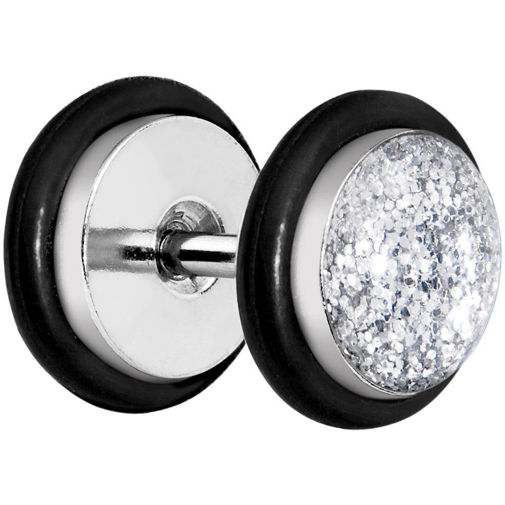 BodyCandy Clear Super Glitter Luxe Cheater Plug — main product shot
