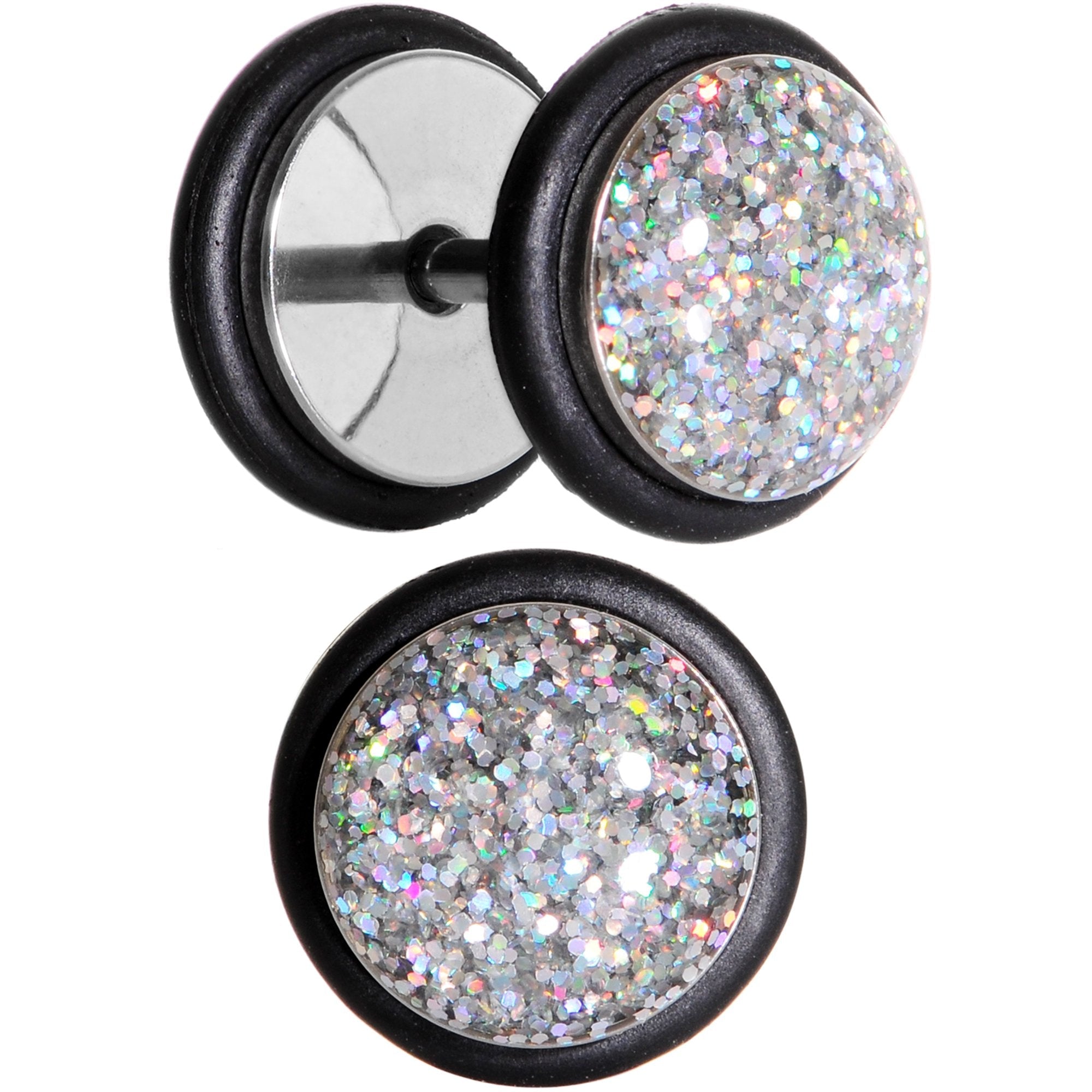 BodyCandy Aurora Super Glitter Luxe Cheater Plug Set — main product shot