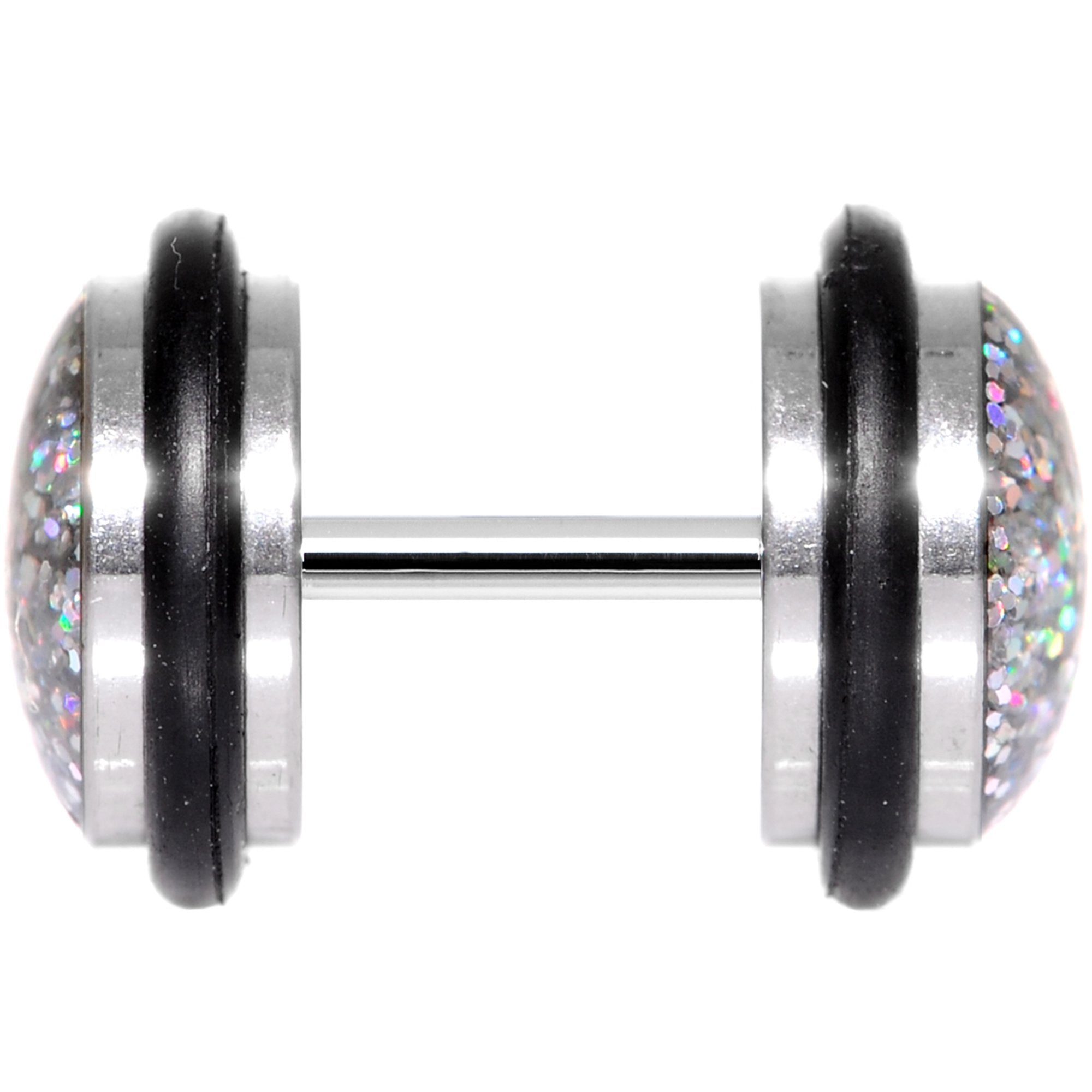 BodyCandy Aurora Super Glitter Luxe Cheater Plug Set — detail close-up