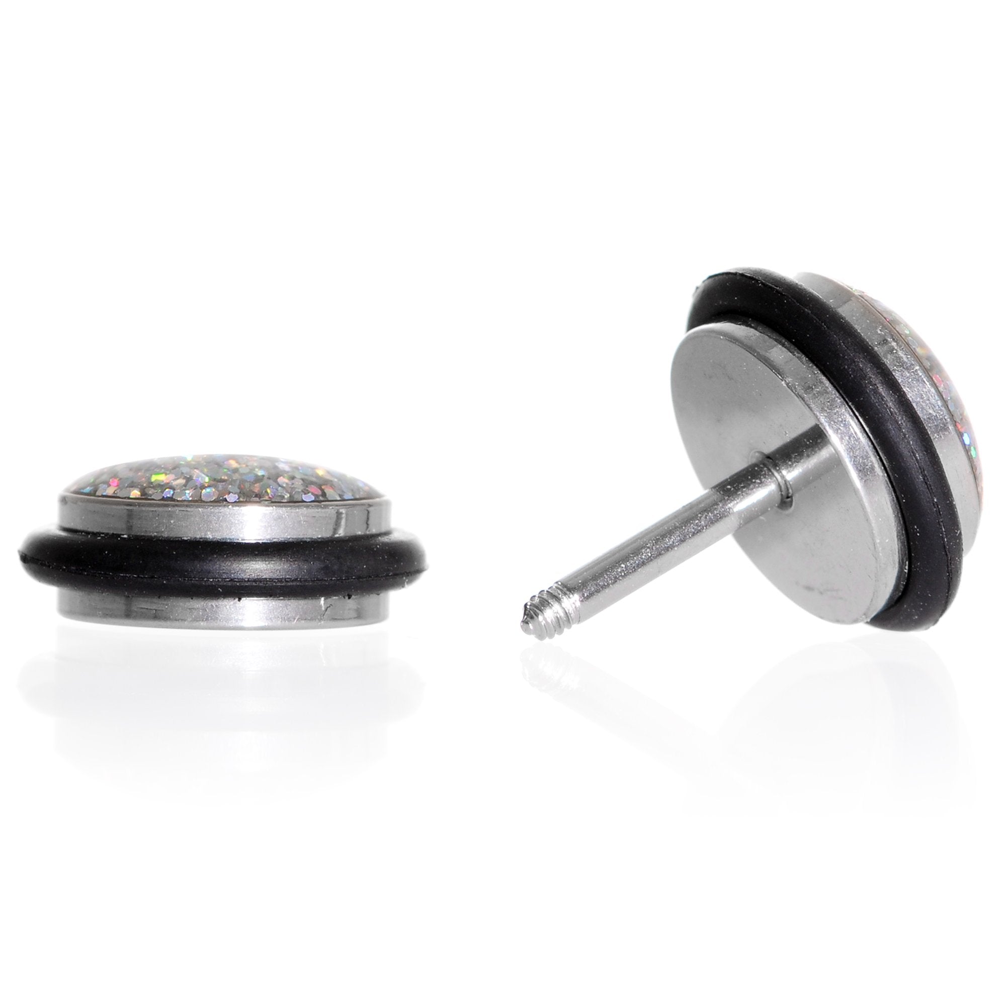BodyCandy Aurora Super Glitter Luxe Cheater Plug Set — back view