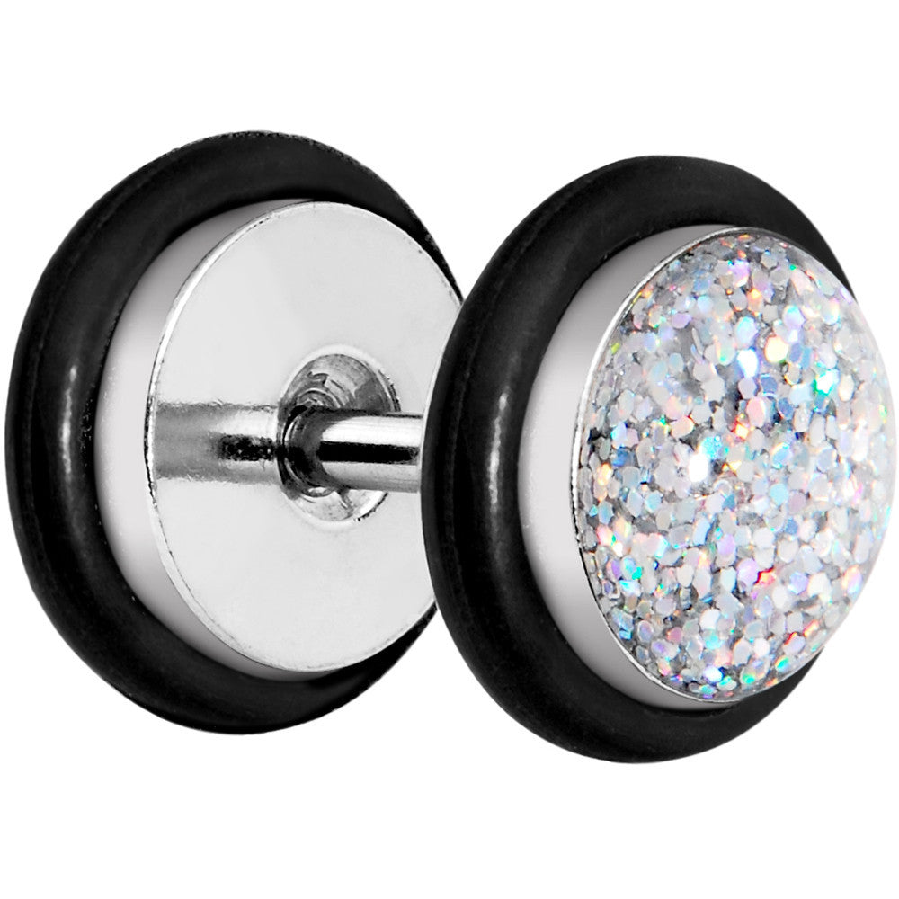 BodyCandy Aurora Super Glitter Luxe Cheater Plug Set — in-use photo