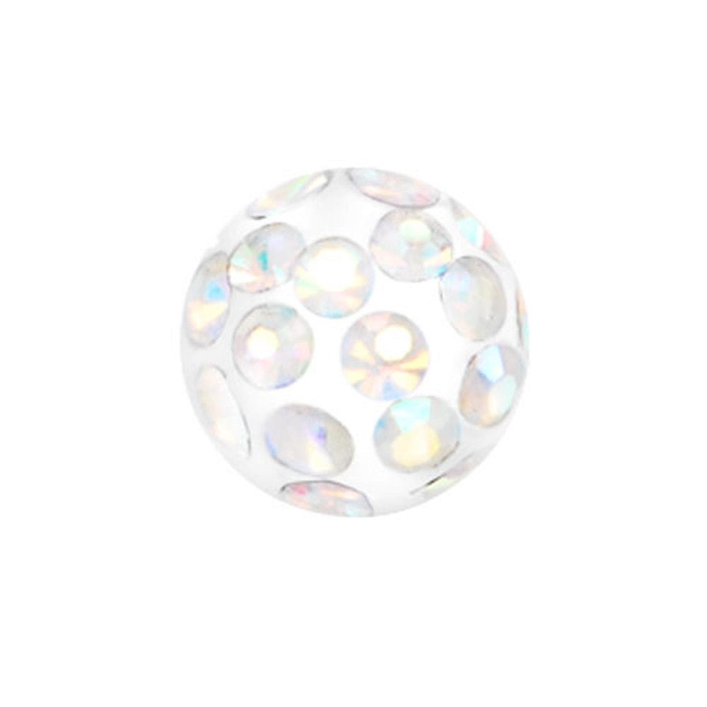 BodyCandy 5mm Aurora Crystal Ferido Replacement Ball — main product shot