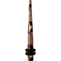 BodyCandy 8G Green Snake Skin Acrylic Taper — main product shot