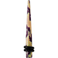 BodyCandy 6G Green Snake Skin Acrylic Taper — main product shot