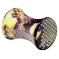 BodyCandy 4G Green Snake Skin Acrylic Saddle Plug — main product shot