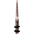 BodyCandy 8G Blushing Snake Skin Acrylic Taper — main product shot