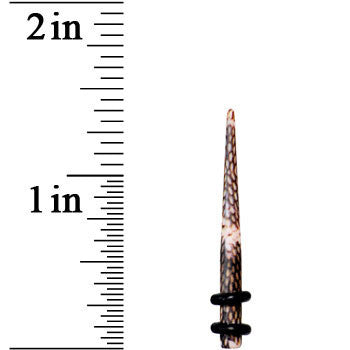 BodyCandy 8G Blushing Snake Skin Acrylic Taper — lifestyle context