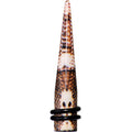 BodyCandy 0G Blushing Snake Skin Acrylic Taper — main product shot