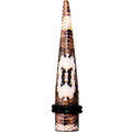 BodyCandy 00G Blushing Snake Skin Acrylic Taper — main product shot