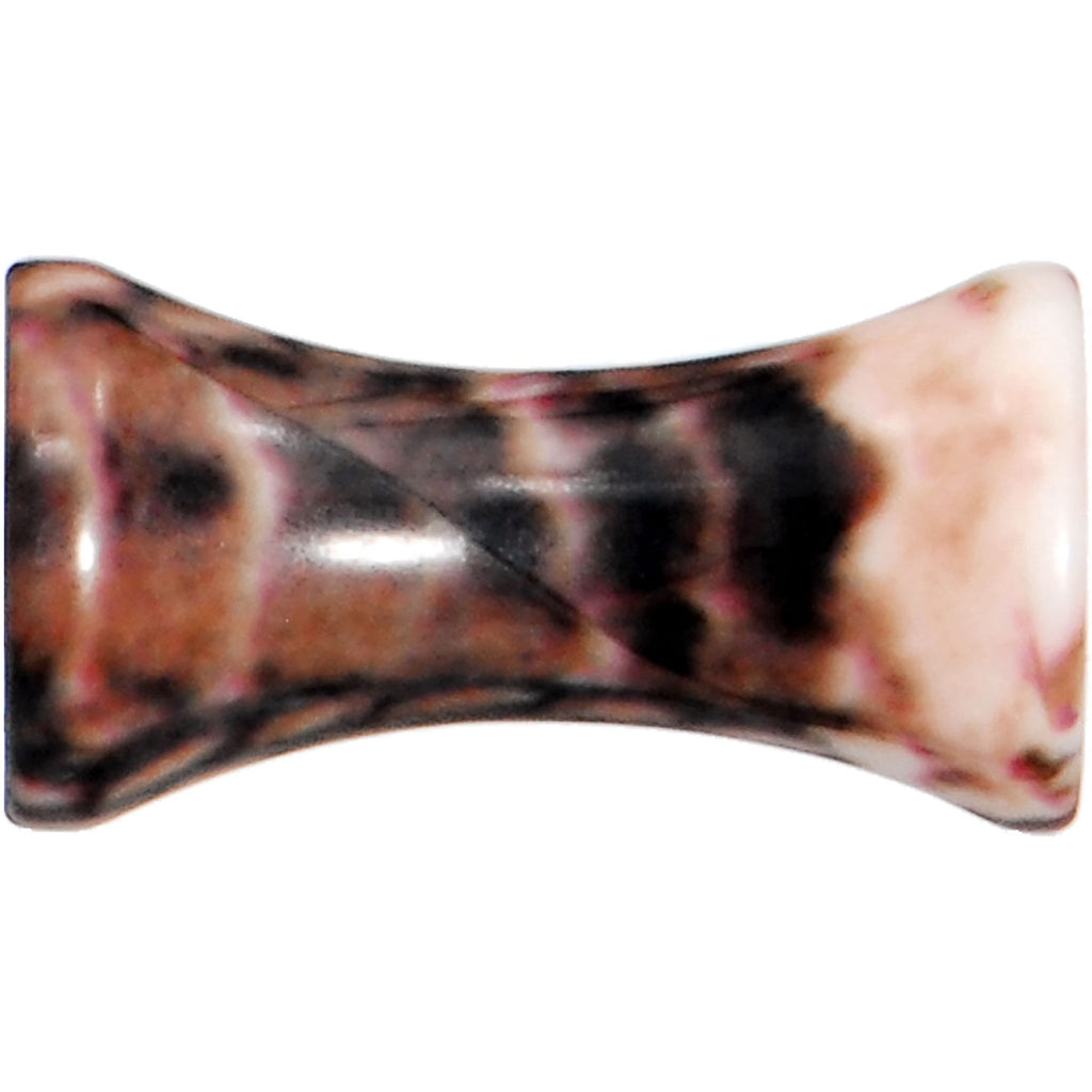 BodyCandy 8G Blushing Snake Skin Acrylic Saddle Plug — lifestyle context