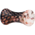 BodyCandy 8G Blushing Snake Skin Acrylic Saddle Plug — main product shot