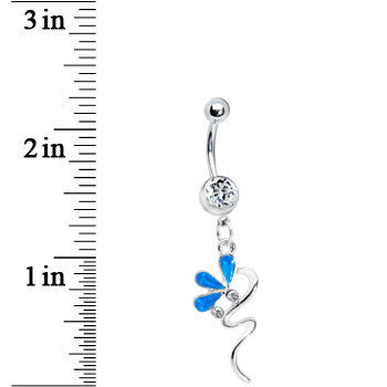 BodyCandy He Loves Me He Loves Me Not Belly Ring — detail close-up