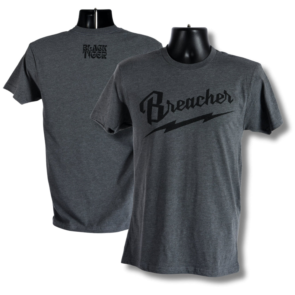 Black Tiger International Breacher Tee Shirt — branding close-up
