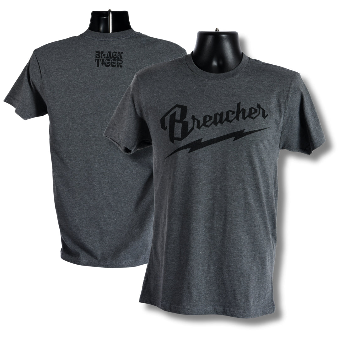 Black Tiger International Breacher Tee Shirt — branding close-up