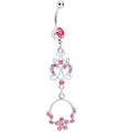 BodyCandy Pink Baroque Enchantment Chandelier Belly Ring — main product shot