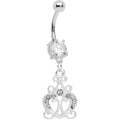 BodyCandy Baroque Temptation Heart Belly Ring — main product shot
