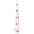 BodyCandy 4G Clear Acrylic Glitter Purple Star Confetti Taper — main product shot