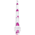 BodyCandy 8G Clear Acrylic Glitter Purple Heart Confetti Taper — main product shot